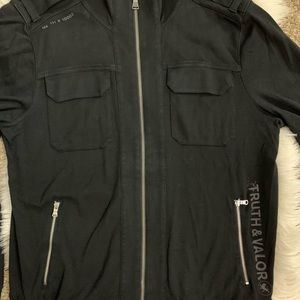 Express Black Zip Up